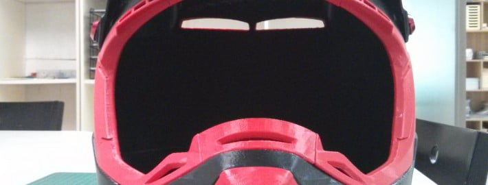 3D Printed Motorcross Helmet - Front