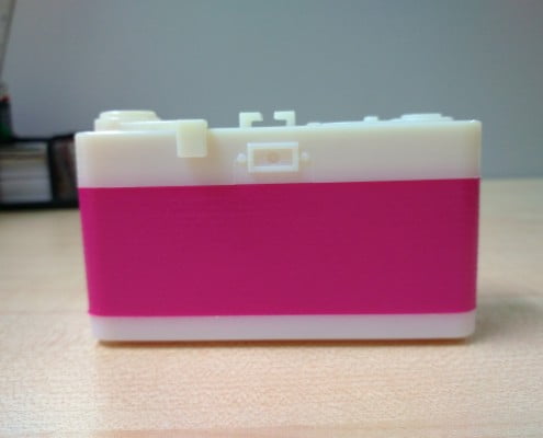 3D Printed Pinhole Camera Back View