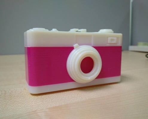 3D Printed Pinhole Camera Side View