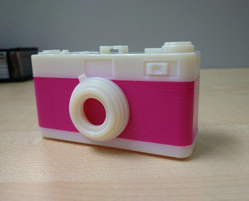 3D Printed Pinhole Camera Side View