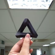 3D Printed Impossible Triangle