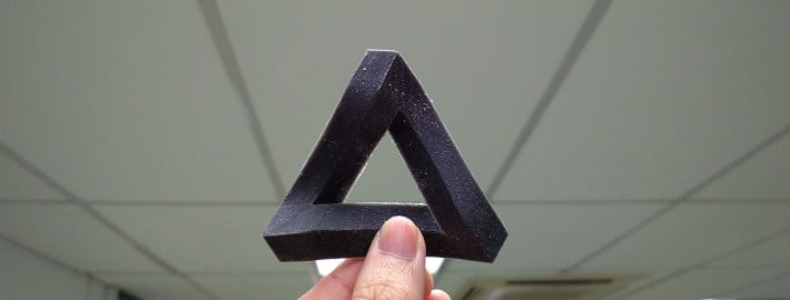3D Printed Impossible Triangle